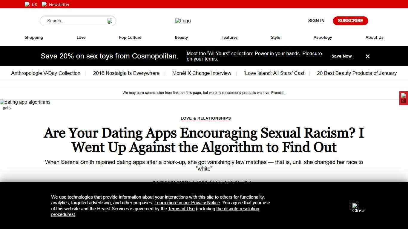 Are Your Dating Apps Encouraging Sexual Racism?